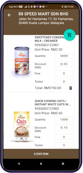 SalesOrdering App